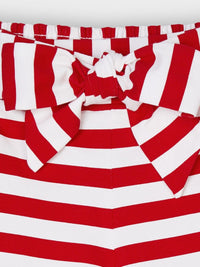 Conj. short cinta plissada Papoila    (Vermelho)  para Menina - Mayoral