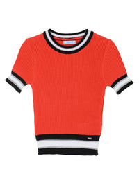 Jersey m/curta Papoila    (Vermelho)  para Menina - Mayoral