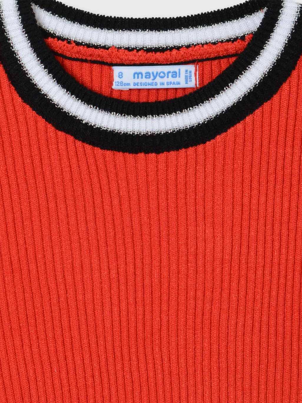 Jersey m/curta Papoila    (Vermelho)  para Menina - Mayoral