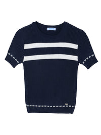 Jersey m/curta Marinho    (Marinho)  para Menina - Mayoral