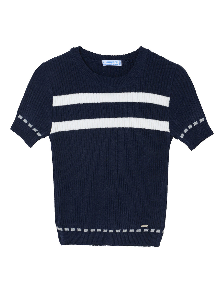 Jersey m/curta Marinho    (Marinho)  para Menina - Mayoral