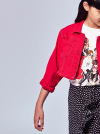 Blusão sarja Papoila    (Vermelho)  para Menina - Mayoral