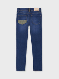 Calça ganga skinny fit Escuro     (Marinho)  para Menino - Mayoral