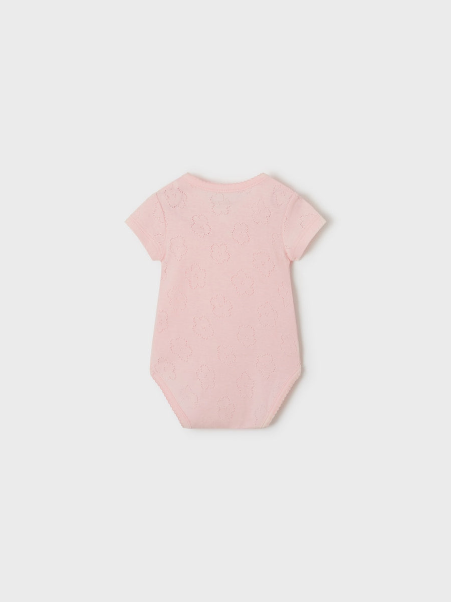 Body m/curta básico Rosa baby (Rosa Bébé)  para Bebé Menina - Mayoral