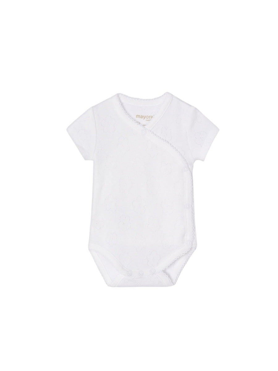 Body m/curta básico Branco (Branco)  para Bebé Menina - Mayoral