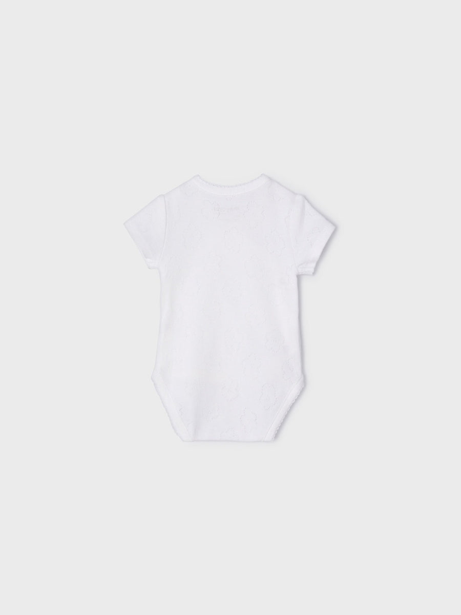 Body m/curta básico Branco (Branco)  para Bebé Menina - Mayoral