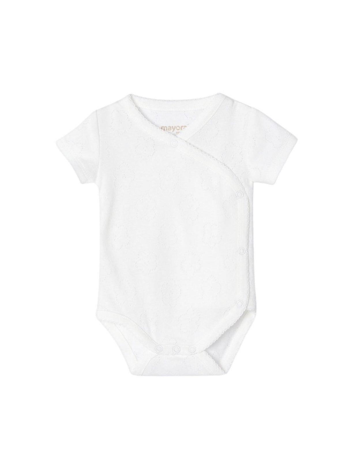 Body m/curta básico Crú (Creme / Pérola)  para Bebé Menina - Mayoral