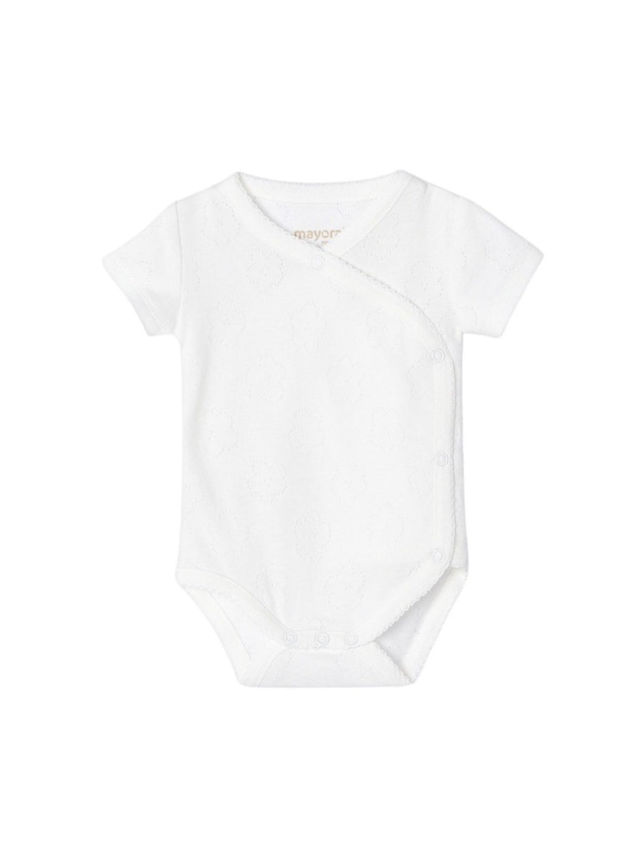 Body m/curta básico Crú (Creme / Pérola)  para Bebé Menina - Mayoral