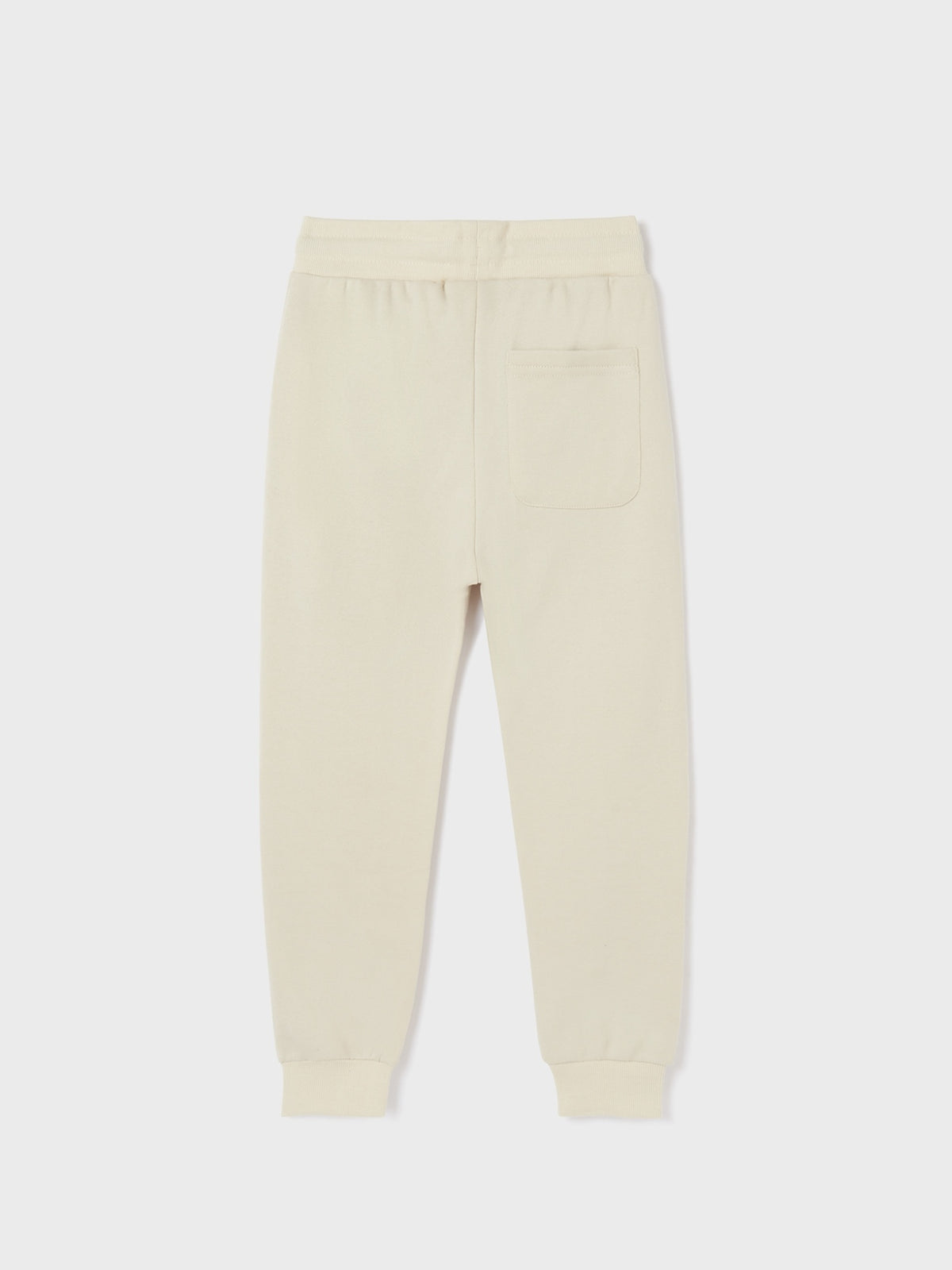 Calça felpa básica punhos Linho (Creme / Pérola)  para Menino - Mayoral