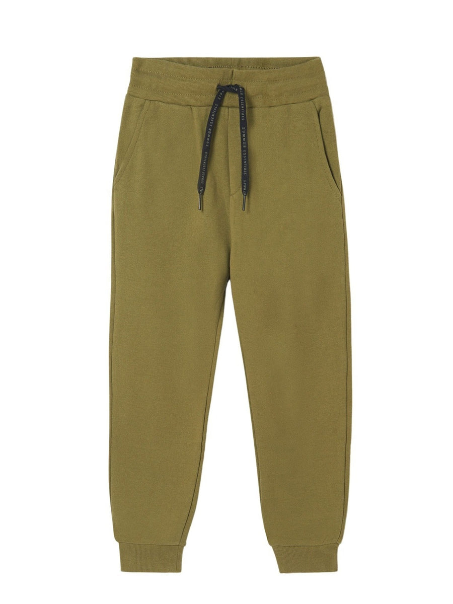 Calça felpa básica punhos Tartaruga (Verde Tropa)  para Menino - Mayoral