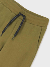 Calça felpa básica punhos Tartaruga (Verde Tropa)  para Menino - Mayoral