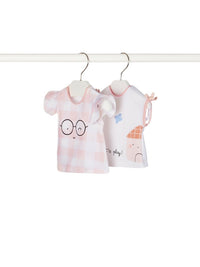 Pack 2 camisetas m/curta Pale blush (Rosa Bébé)  para Bebé Menina - Mayoral