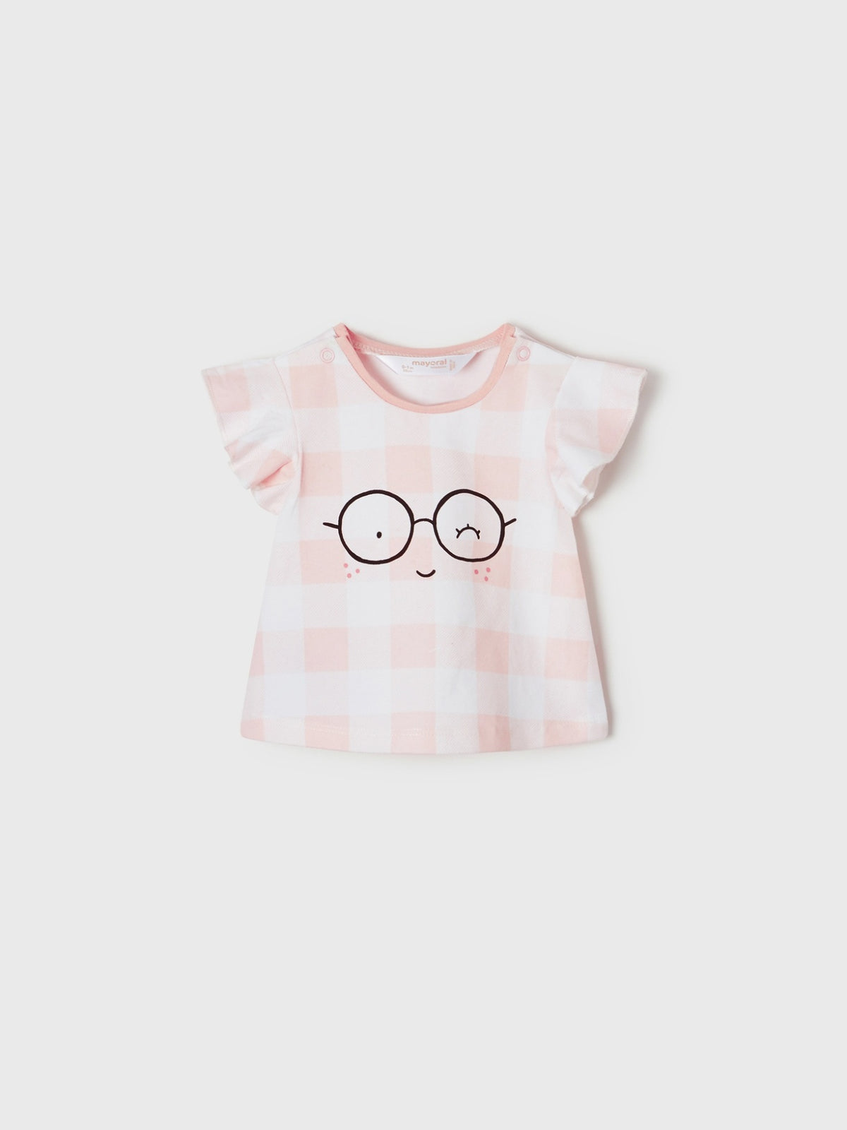 Pack 2 camisetas m/curta Pale blush (Rosa Bébé)  para Bebé Menina - Mayoral