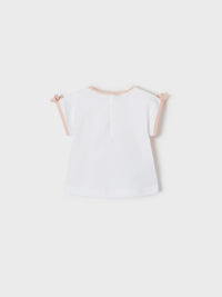Pack 2 camisetas m/curta Pale blush (Rosa Bébé)  para Bebé Menina - Mayoral