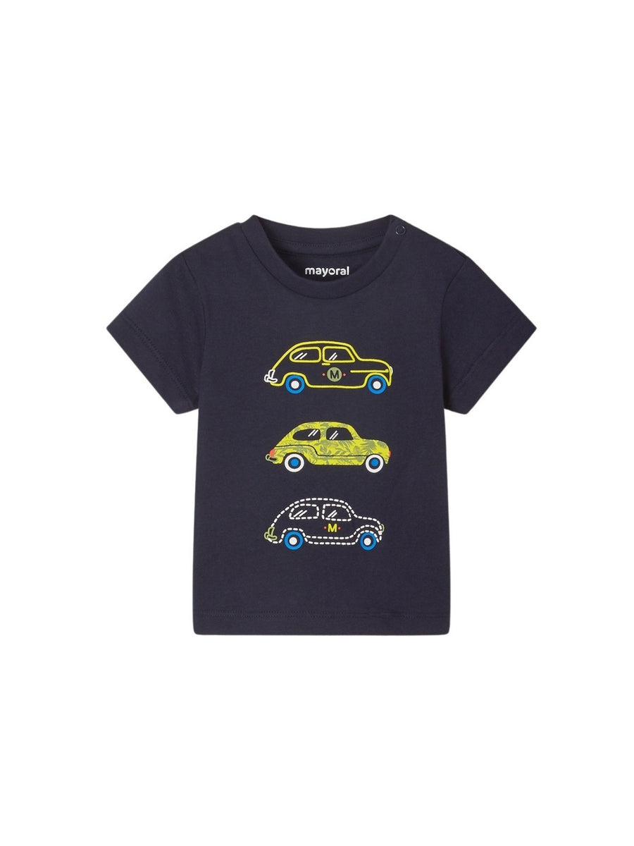 T-shirt "car" Marinho (Marinho)  para Bebé Menino - Mayoral
