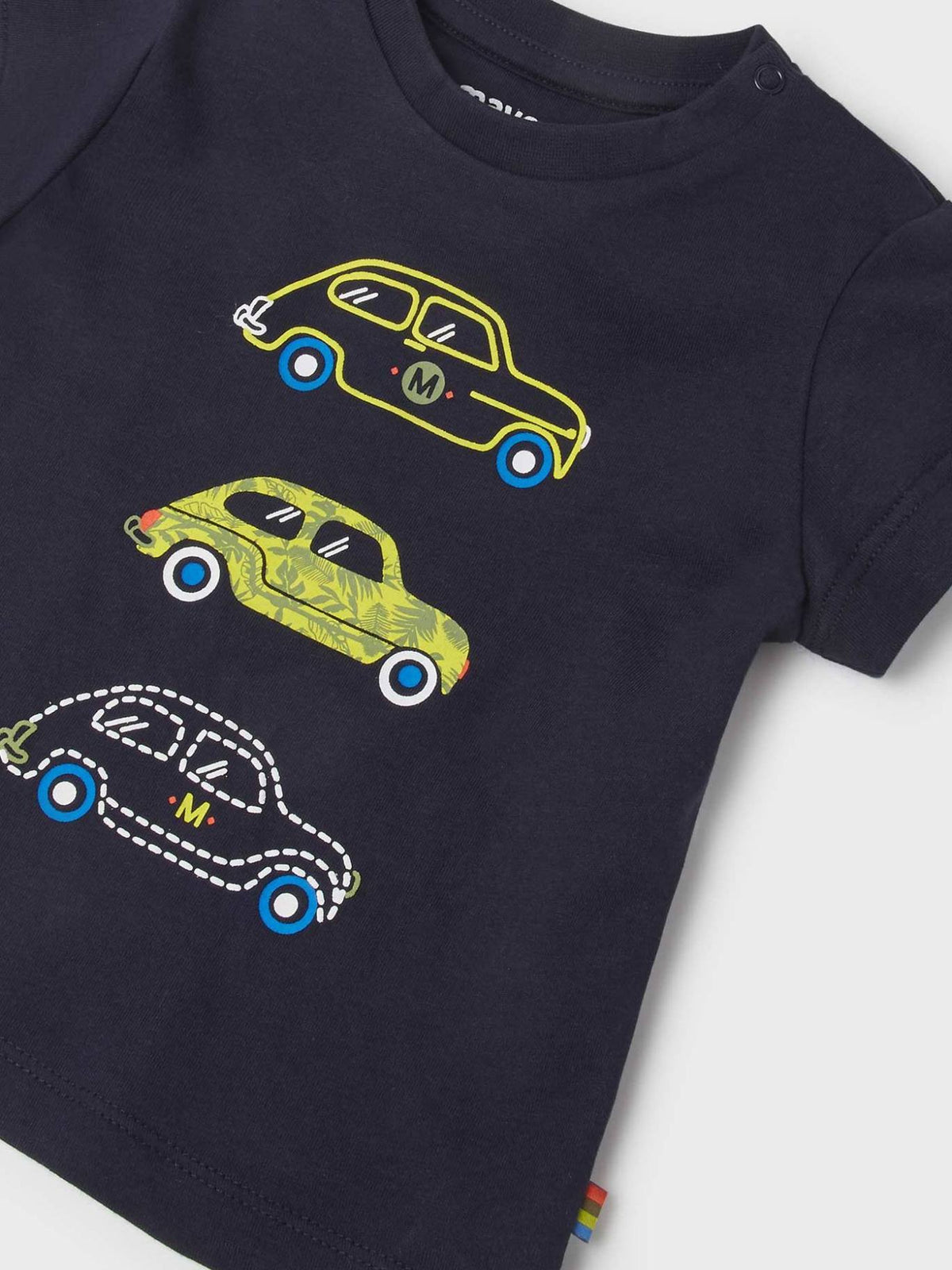 T-shirt "car" Marinho (Marinho)  para Bebé Menino - Mayoral