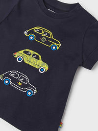 T-shirt "car" Marinho (Marinho)  para Bebé Menino - Mayoral