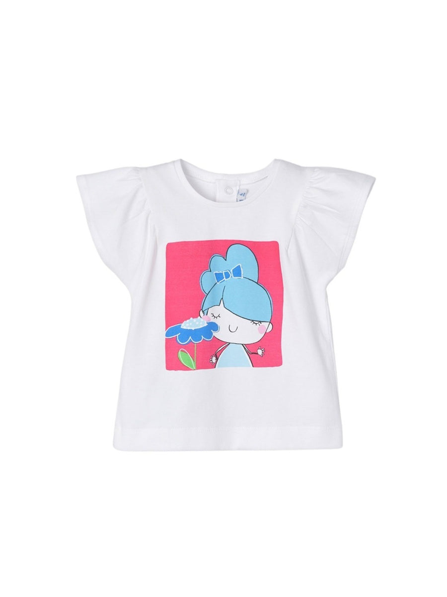 Camiseta m/curta boneca Fúcsia (Fúcsia)  para Bebé Menina - Mayoral