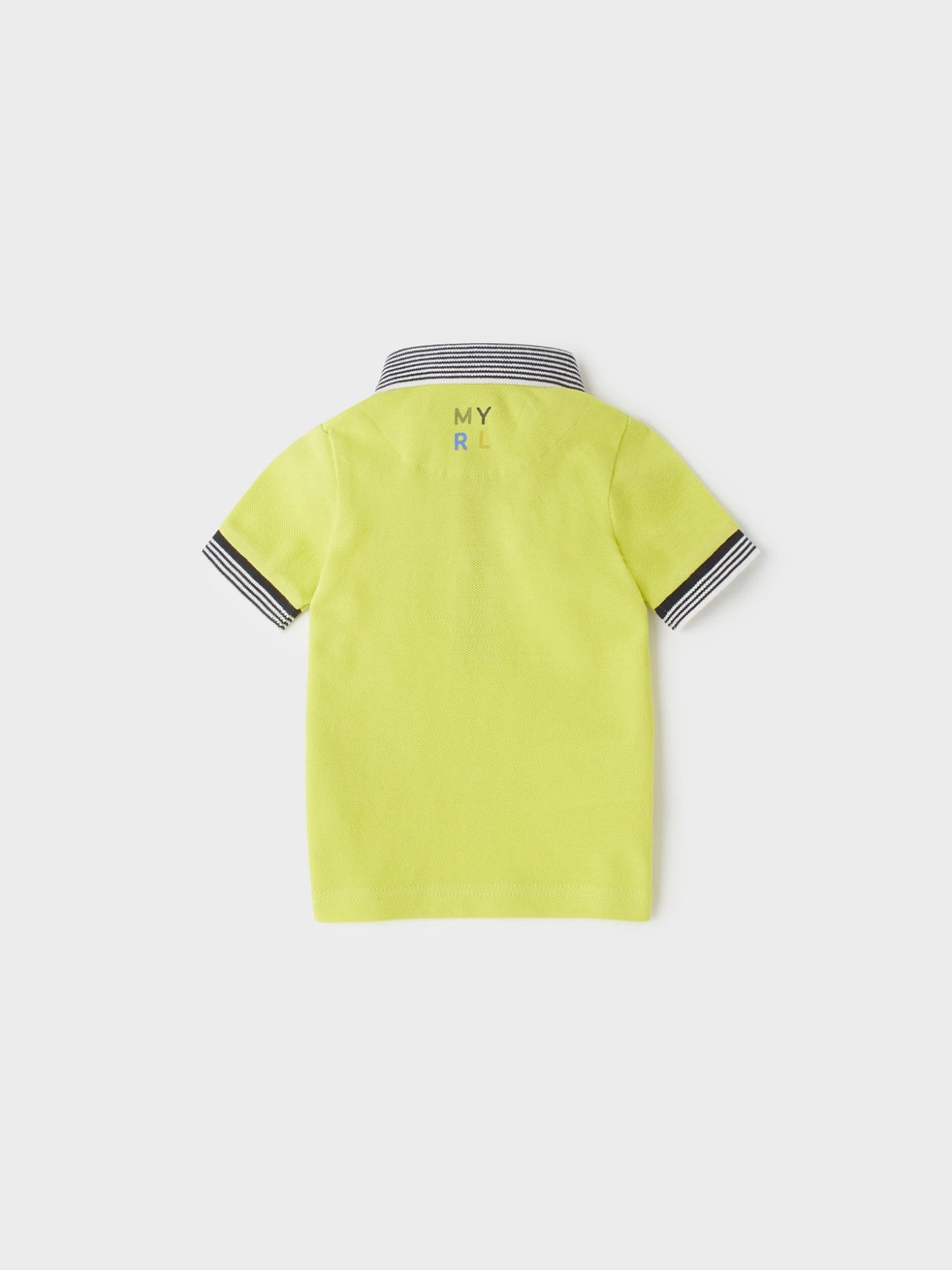 Polo m/curta liso detalhes Lima (Verde Alface)  para Bebé Menino - Mayoral