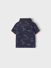 Polo m/curta estampado grande Marinho (Marinho)  para Bebé Menino - Mayoral