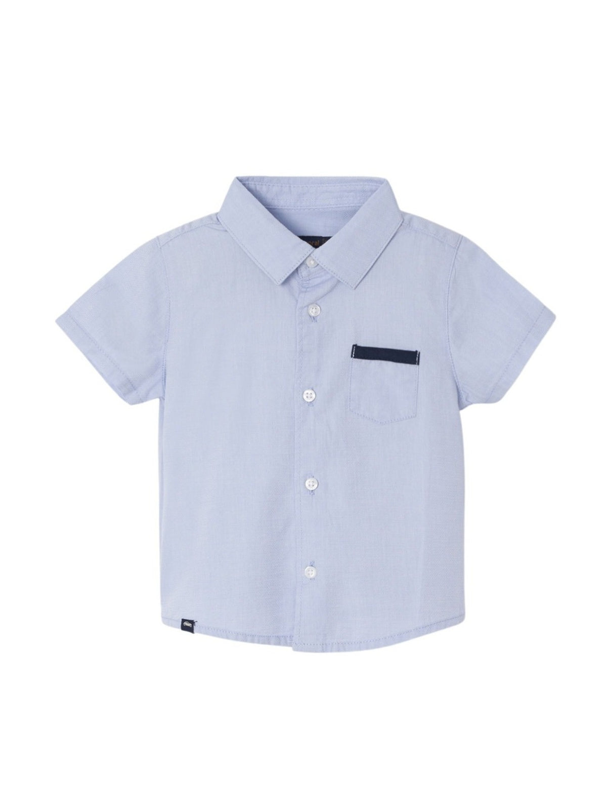 Camisa m/curta clássica Celeste (Celeste)  para Bebé Menino - Mayoral