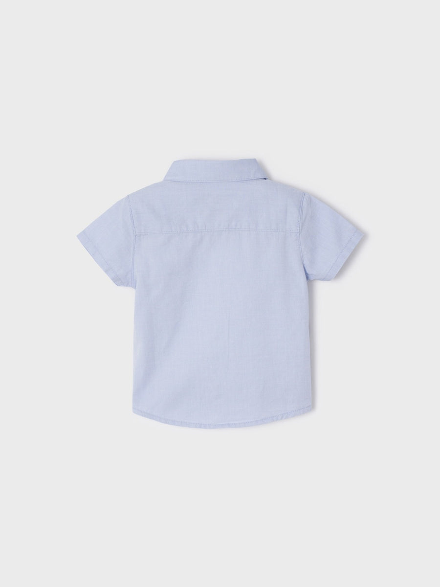 Camisa m/curta clássica Celeste (Celeste)  para Bebé Menino - Mayoral