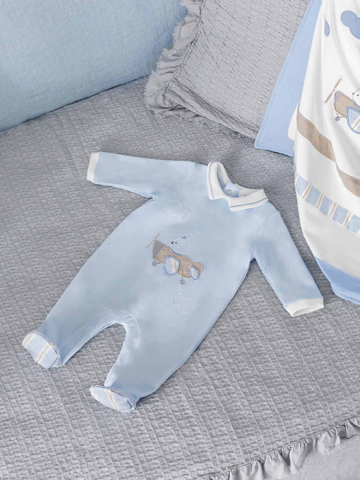 Fato bebé Azul céu (Celeste)  para Bebé Menino - Mayoral