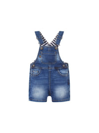Jardineira calção soft denim Azul ganga (Ganga)  para Bebé Menino - Mayoral