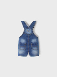 Jardineira calção soft denim Azul ganga (Ganga)  para Bebé Menino - Mayoral