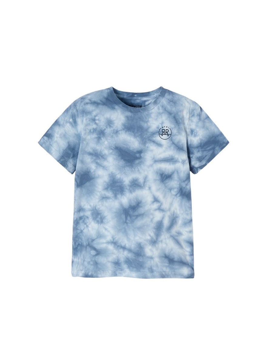 Camiseta tie-dye Sky (Azul Céu)  para Menino - Mayoral