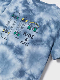 Camiseta tie-dye Sky (Azul Céu)  para Menino - Mayoral