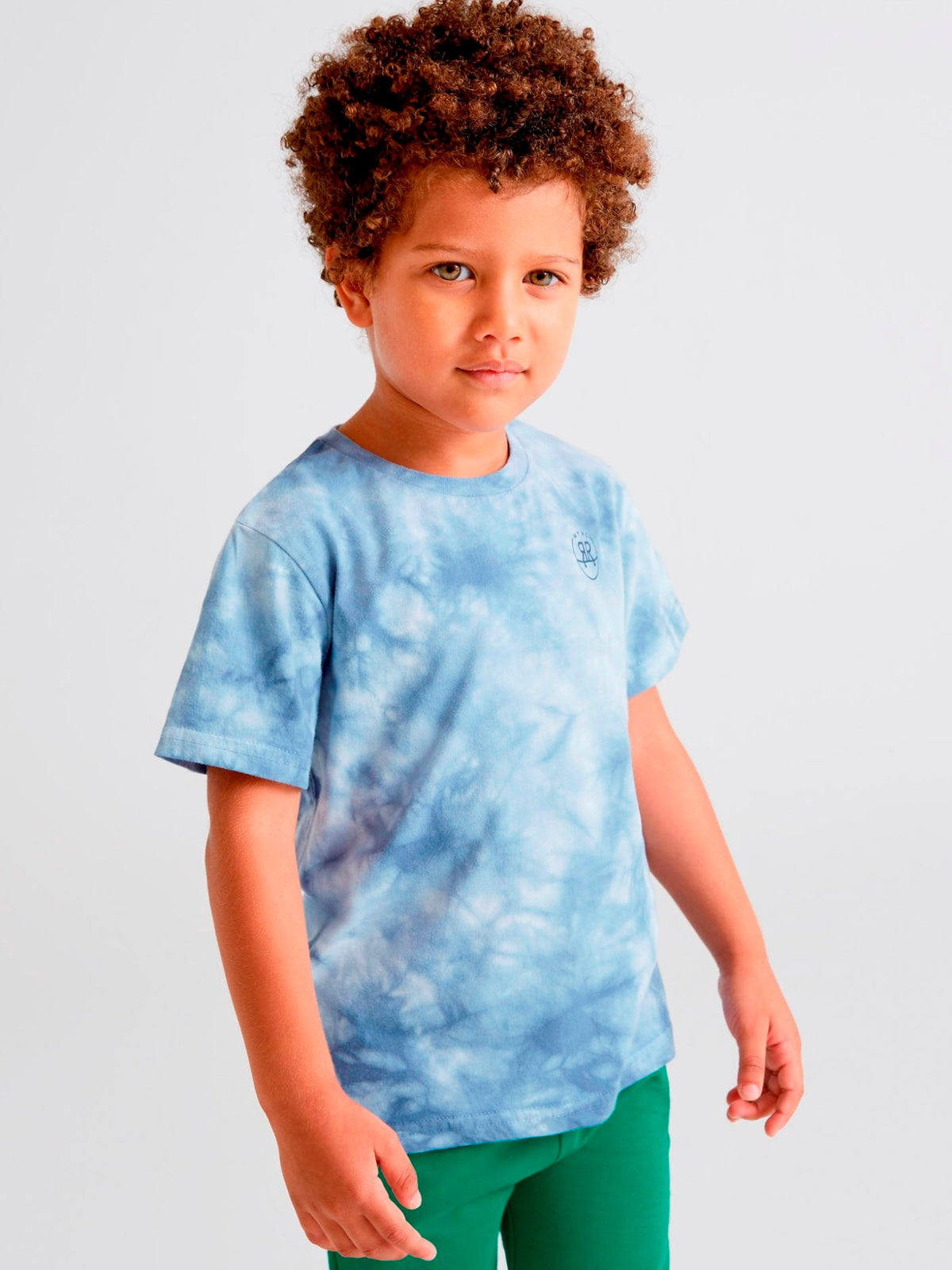 Camiseta tie-dye Sky (Azul Céu)  para Menino - Mayoral