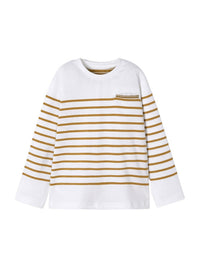 Camiseta riscas Caramelo (Bege)  para Menino - Mayoral