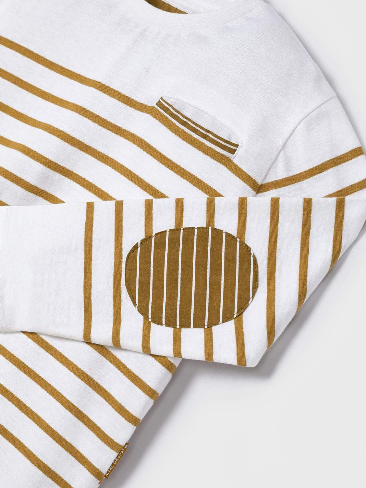 Camiseta riscas Caramelo (Bege)  para Menino - Mayoral
