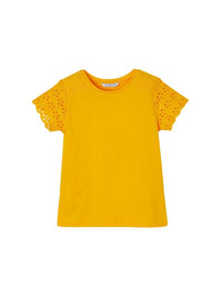 Camiseta bordados Banana (Amarelo)  para Menina - Mayoral