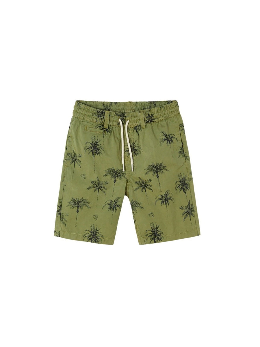 Bermuda estampada Tartaruga (Verde Tropa)  para Menino - Mayoral