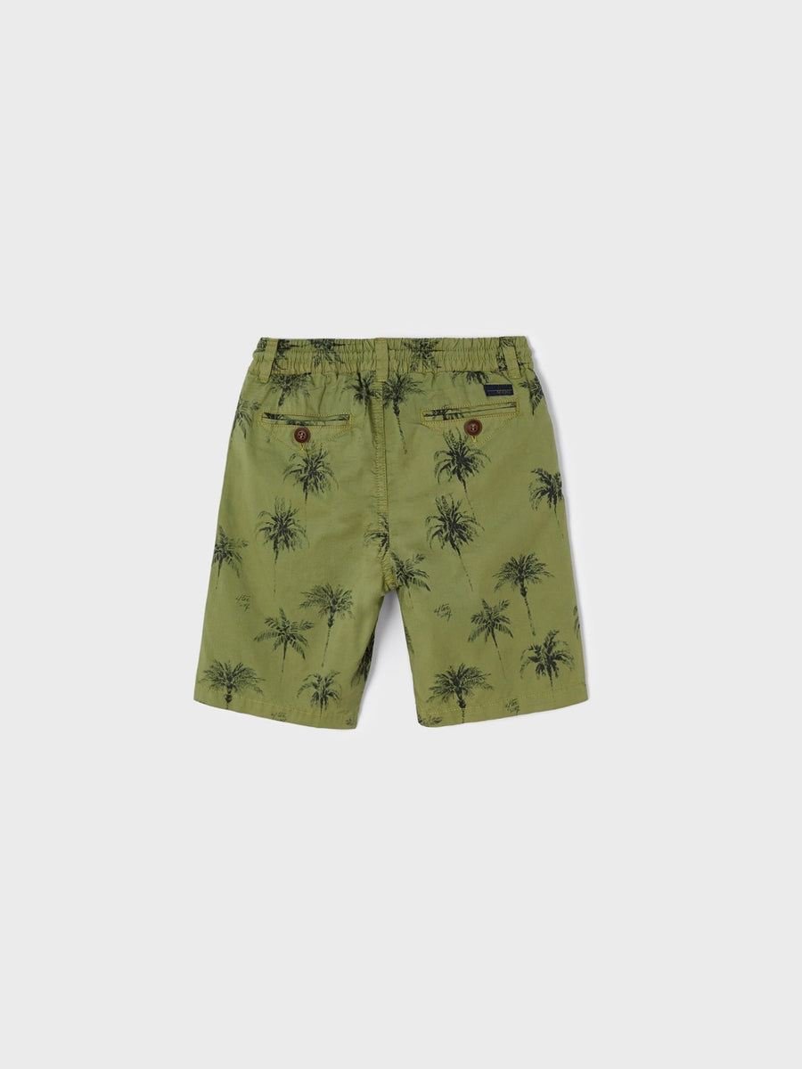 Bermuda estampada Tartaruga (Verde Tropa)  para Menino - Mayoral