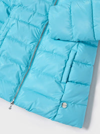 Parka acolchoada Turquesa (Turquesa)  para Menina - Mayoral
