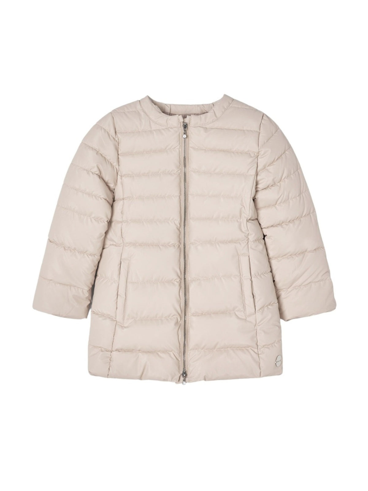 Parka acolchoada Amêndoa (Bege)  para Menina - Mayoral
