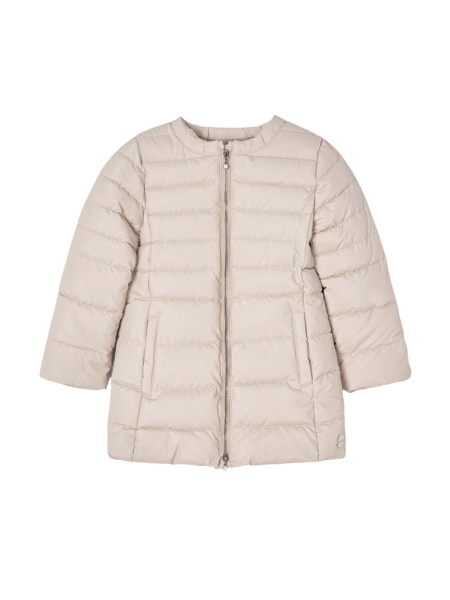 Parka acolchoada Amêndoa (Bege)  para Menina - Mayoral