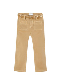 Calça com cinto Camel (Bege)  para Menina - Mayoral
