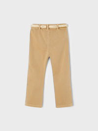 Calça com cinto Camel (Bege)  para Menina - Mayoral