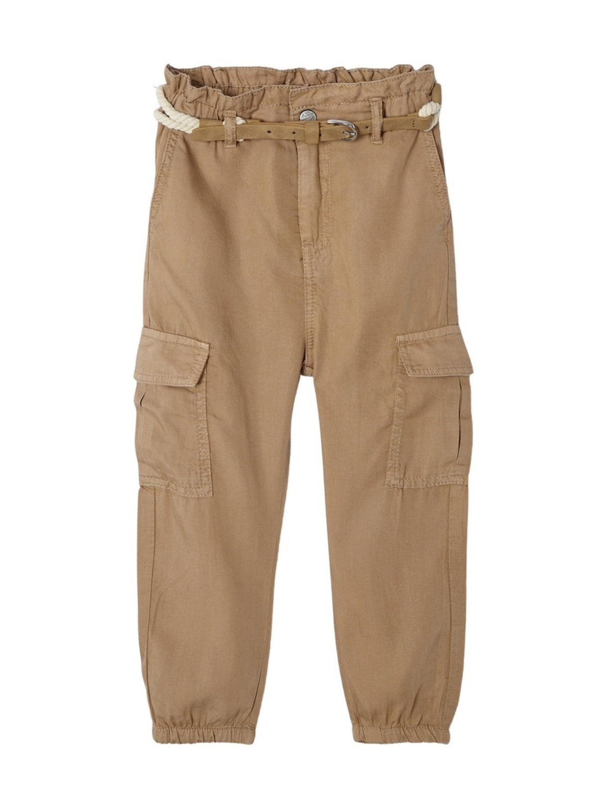 Calça fluida Camel (Bege)  para Menina - Mayoral
