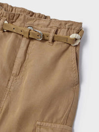 Calça fluida Camel (Bege)  para Menina - Mayoral