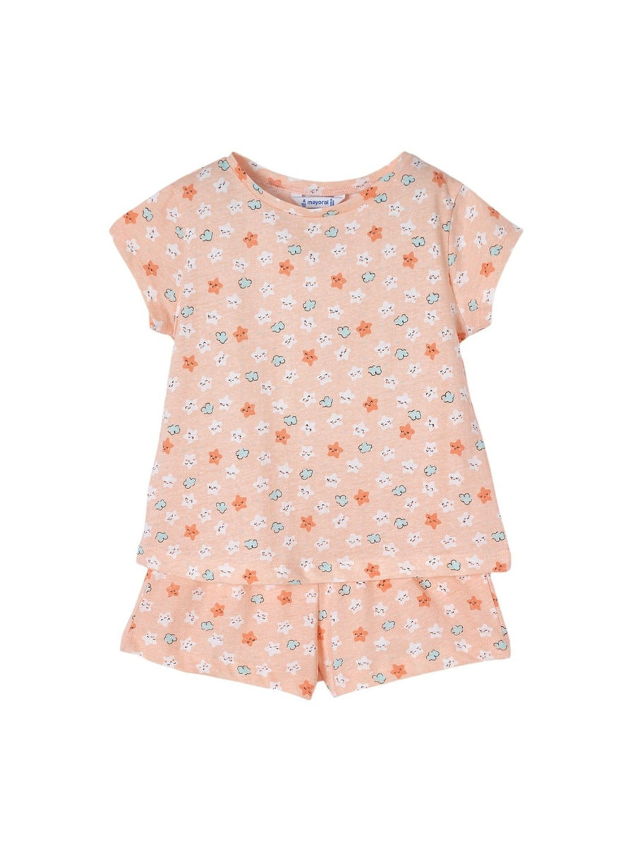 Pijama Salmão (Salmão)  para Menina - Mayoral