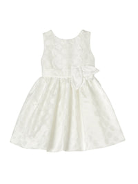 Vestido jacquard Crú (Creme / Pérola)  para Menina - Mayoral
