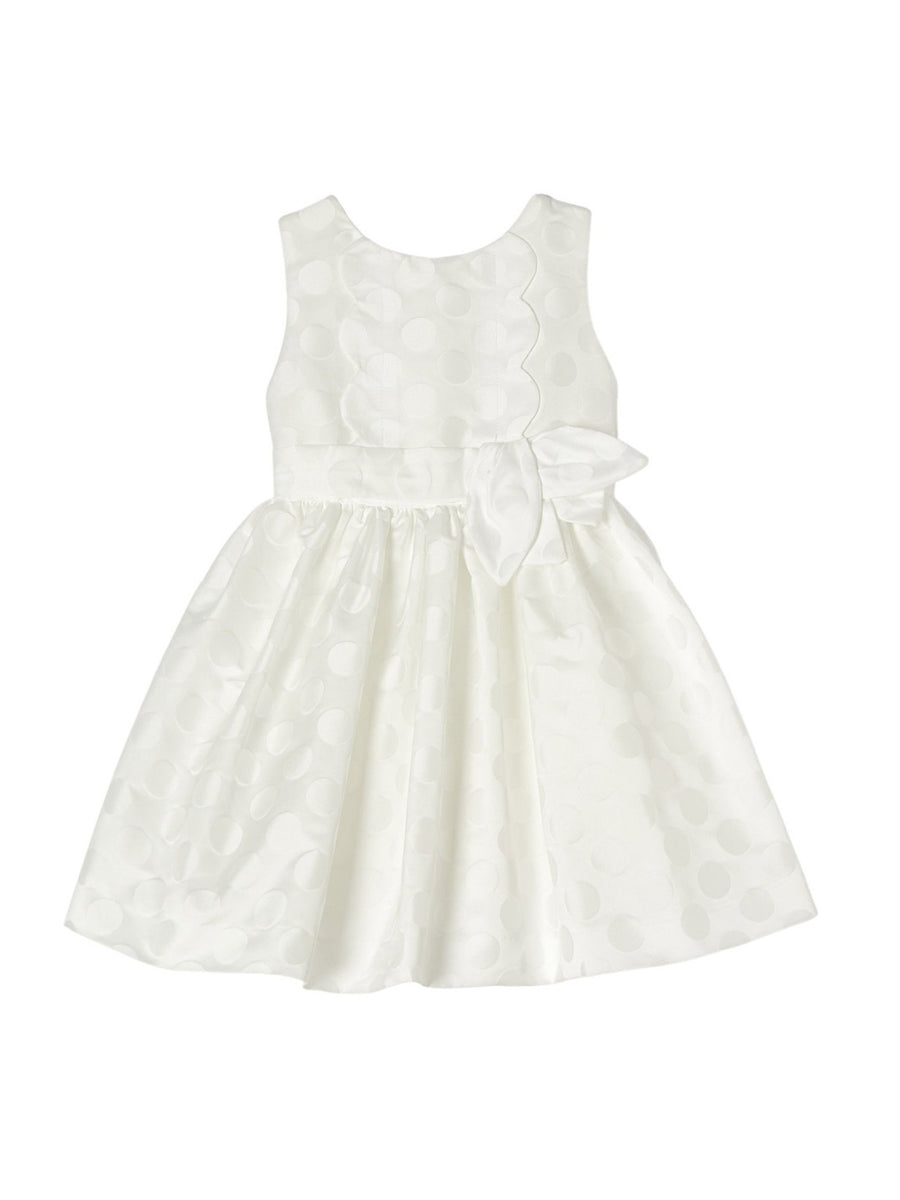 Vestido jacquard Crú (Creme / Pérola)  para Menina - Mayoral