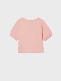 T-shirt garden Nude (Rosa Bébé)  para Menina - Mayoral