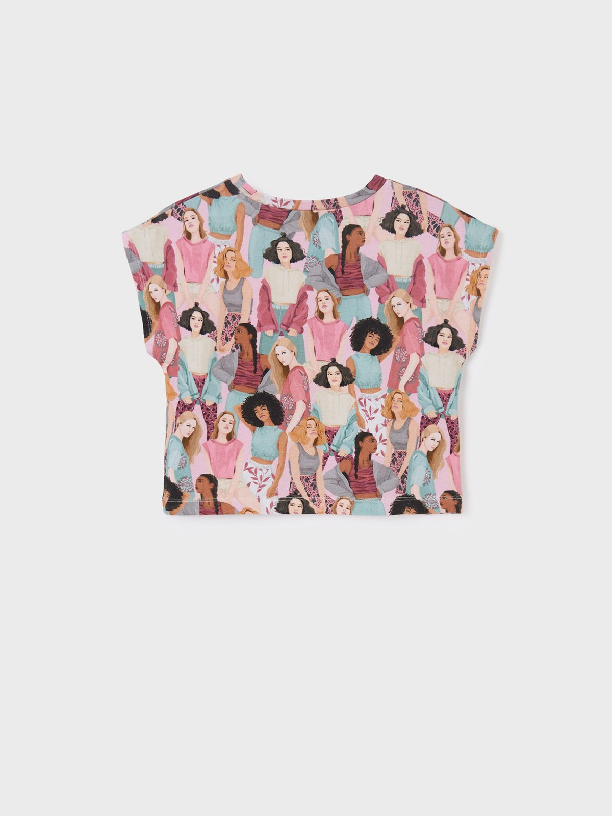 Camiseta estampada Rosa claro (Rosa Bébé)  para Menina - Mayoral
