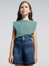 Blusa Pinho (Verde Tropa)  para Menina - Mayoral